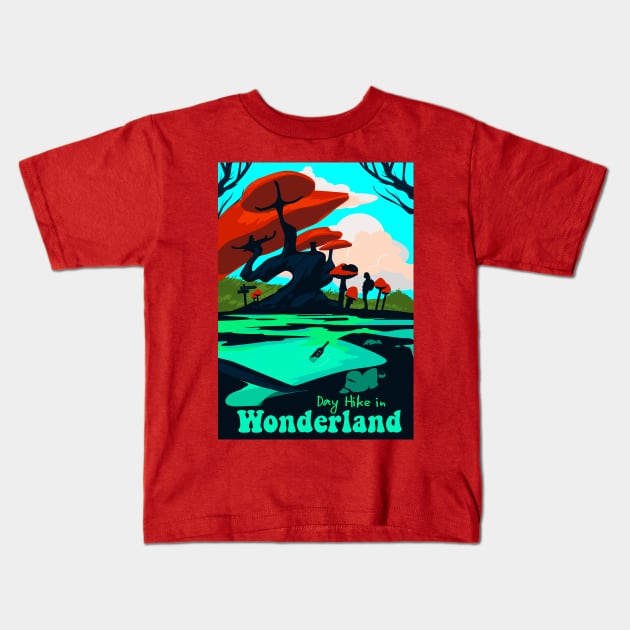 Wonderland Kids T-Shirt by Heymoonly